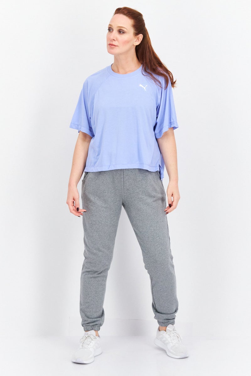 PUMA Women Sportswear Fit Short Sleeves Training Top, Lavender - Image 4