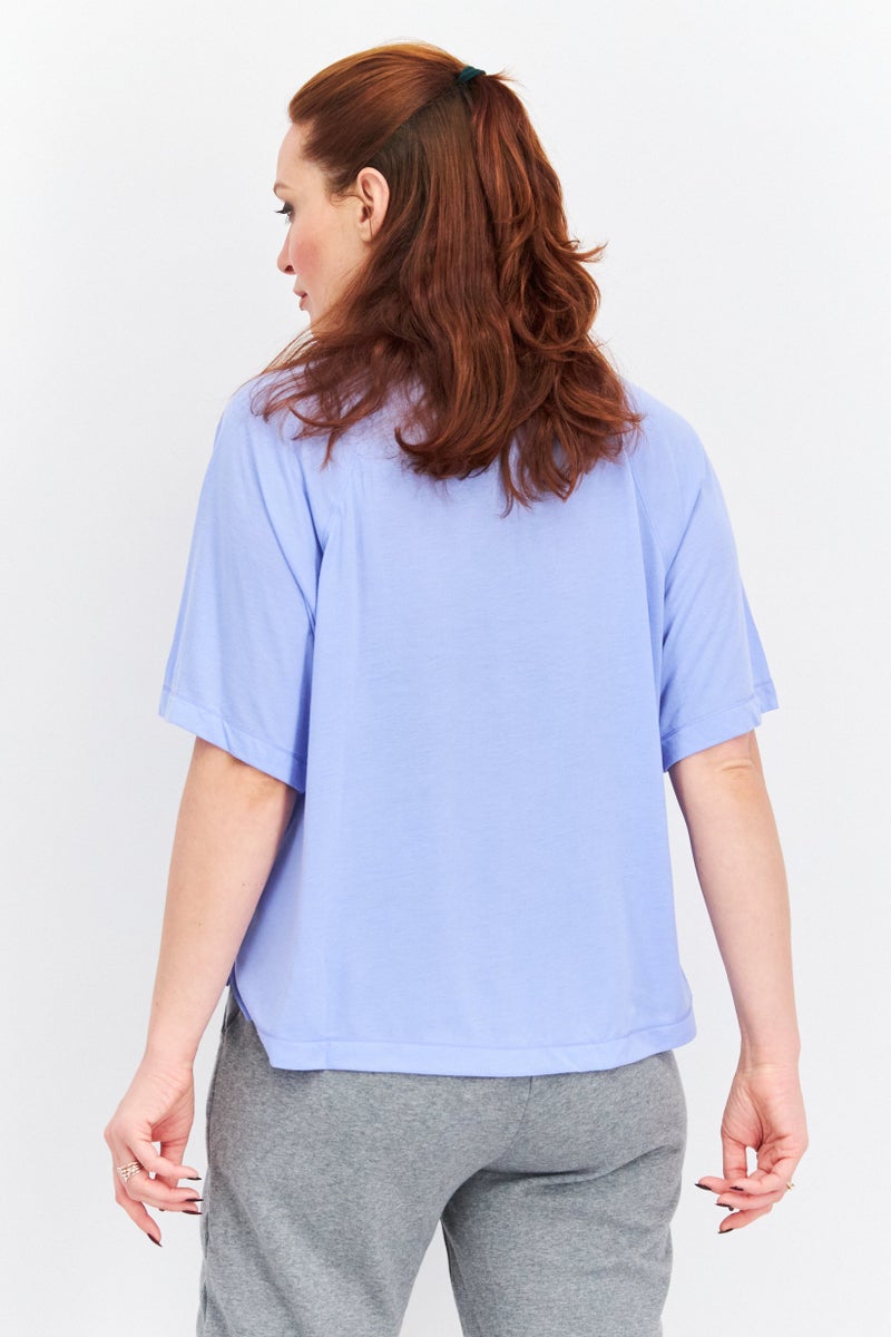 PUMA Women Sportswear Fit Short Sleeves Training Top, Lavender - Image 3