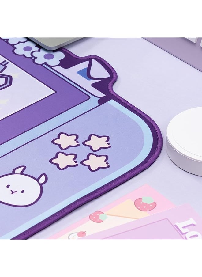 Bunny Mouse Pad Non Slip Rubber Base Desk Mat For Keyboard And Mouse Perfect For Gaming Writing Or Home Office Work Mouse Pad Video Game