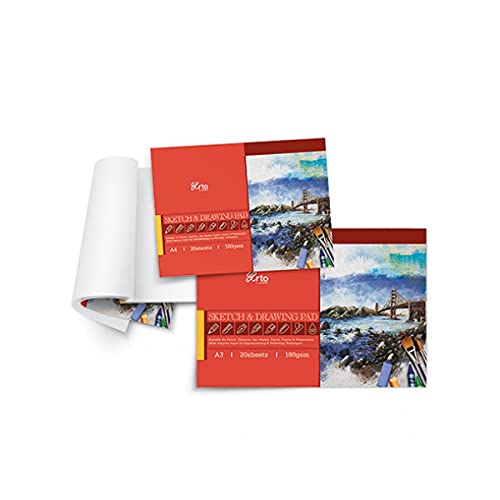 Campap ARTO Sketch & Drawing Pad - 180 GSM - 20 Sheets - A3 Size - Image 2