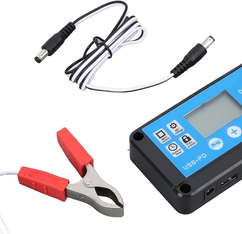 شاحن بطارية السيارة بالطاقة الشمسية 100 واط، مزدوج الجهد، شحن سريع عبر USB مع حماية - Image 5