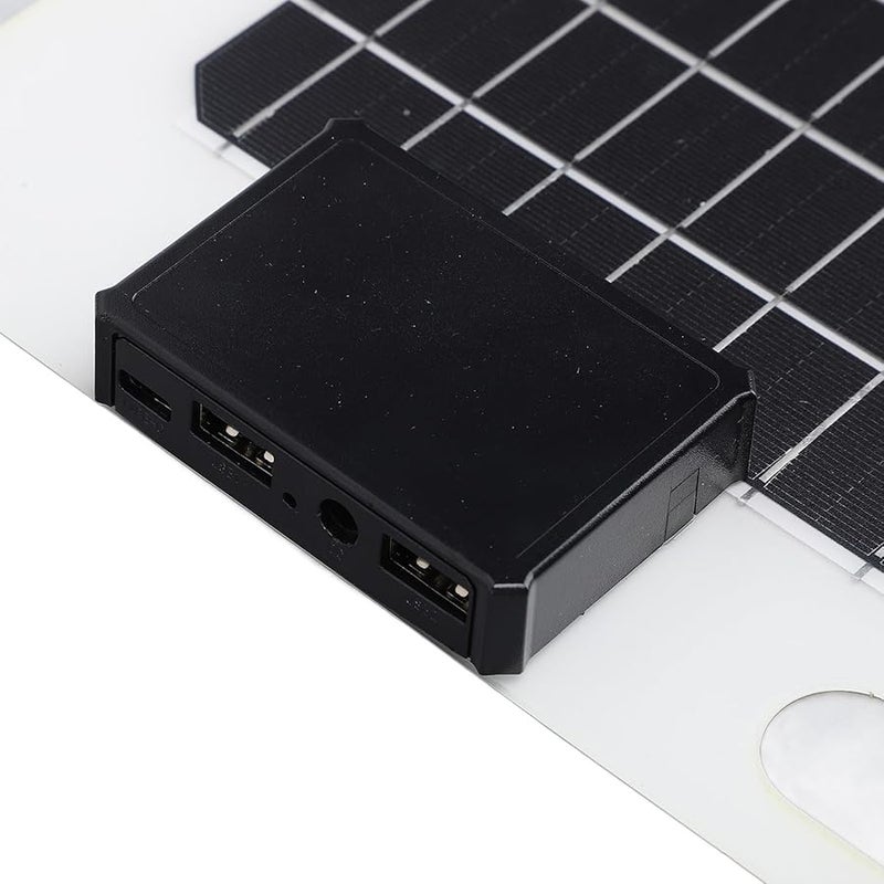 شاحن بطارية السيارة بالطاقة الشمسية 100 واط، مزدوج الجهد، شحن سريع عبر USB مع حماية - Image 4