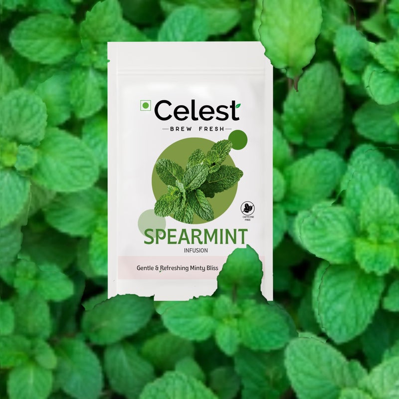 Celest Spearmint Tea | Spearmint Tea for PCOS - 50 Teabags - Image 4