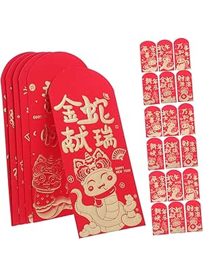 30pcs Chinese Red Envelopes for New Year Wedding Birthday Money Gifts Vibrant Colors - Image 1