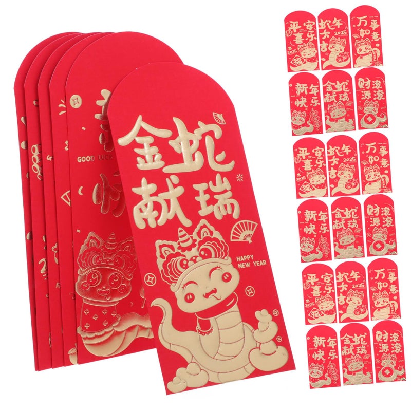 30pcs Chinese Red Envelopes for New Year Wedding Birthday Money Gifts Vibrant Colors - Image 2