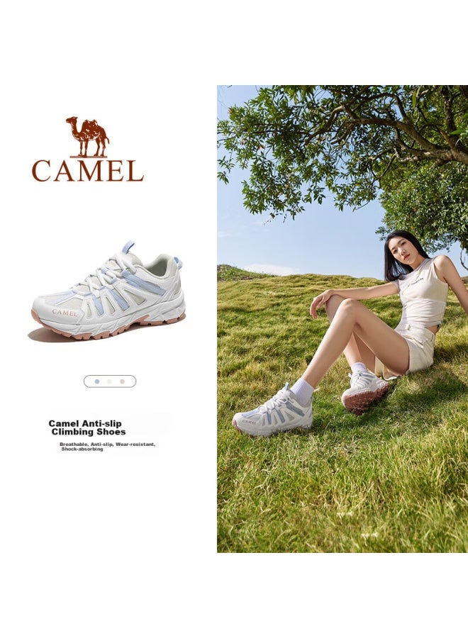 camel Camel [junlong] Outdoor Breathable Hiking Shoes For Men And Women, Non-slip Wear-resistant Casual Sports Trekking Footwear - Image 4