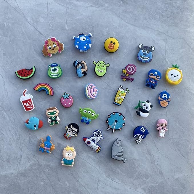Cartoon Shoe Charms – PVC Clog Decoration Accessories for Kids, Teens, and Adults - Image 3