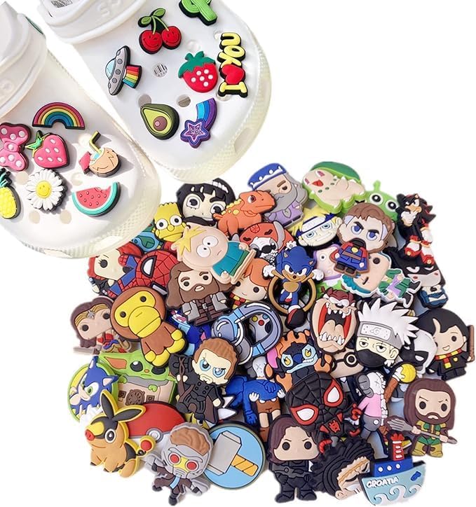 Cartoon Shoe Charms – PVC Clog Decoration Accessories for Kids, Teens, and Adults - Image 1