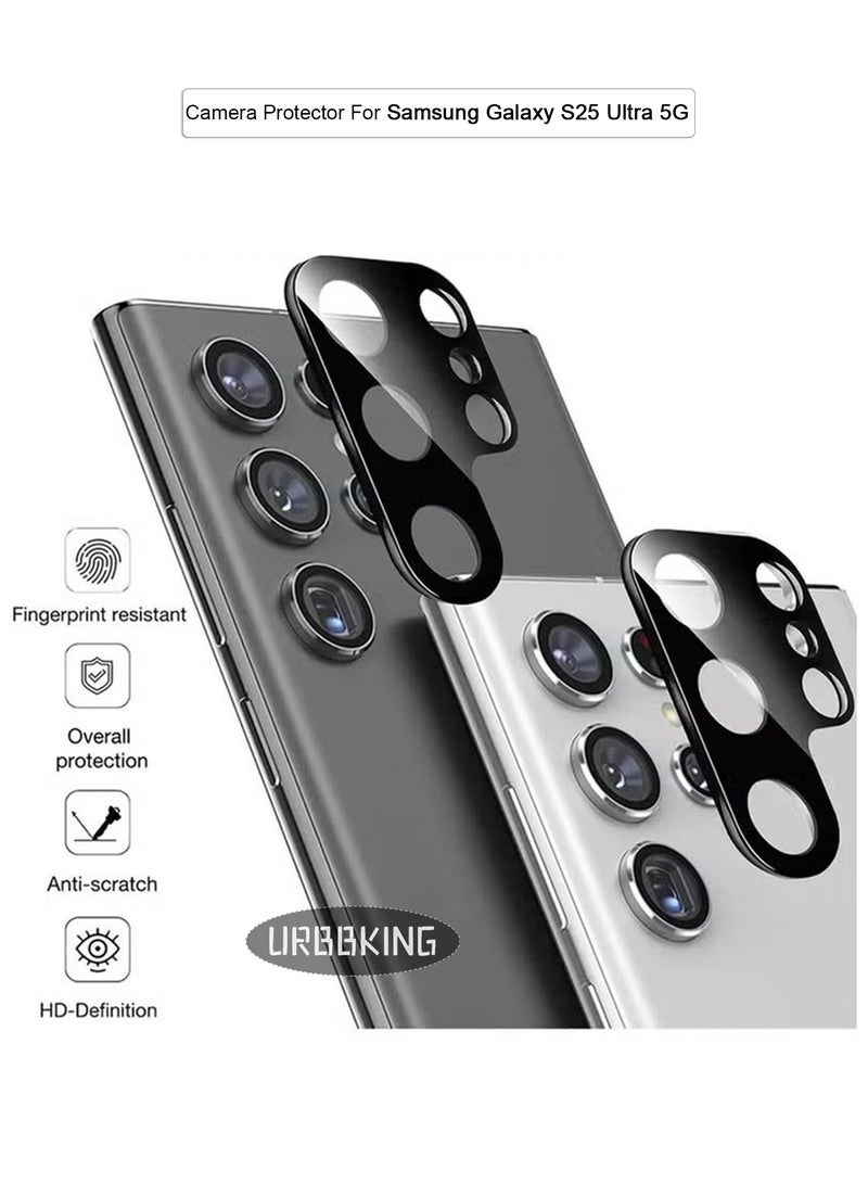 URBBKING 【2 Pcs】 Camera Lens Protector for Samsung Galaxy S25 Ultra, Tempered Glass Camera Protector Lens Cover, Ultra HD, 9H Hardness, Anti-Scratch, Case Friendly [No Affect on Night Shots]  - Image 1