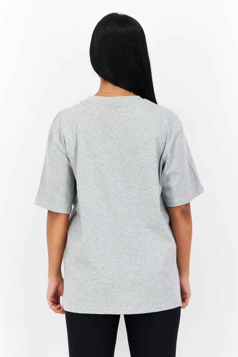 Marilyn Monroe Women Oversized Crew Neck Short Sleeve Graphic T-shirt, Grey Heather - Image 2