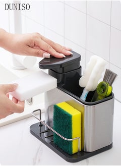 DUNISO Kitchen Utensil Holder, Spoon Storage Rack, Kitchen Item Cutlery Organizer, Tableware Draining Chopstick Cage With Water Outlet Tray  - Image 4