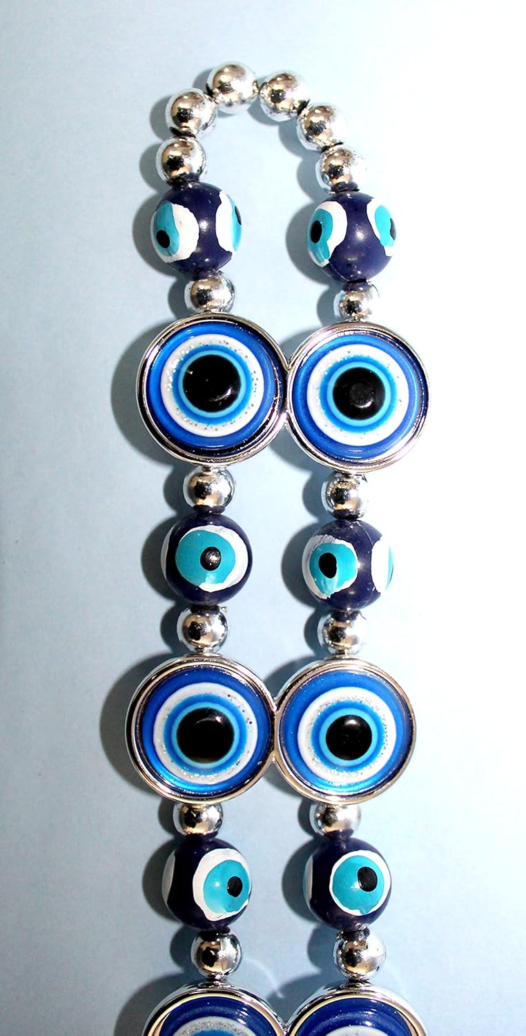 ESPLANADE Evil Eye Glass Car Door Hanging Small Blue - Image 3