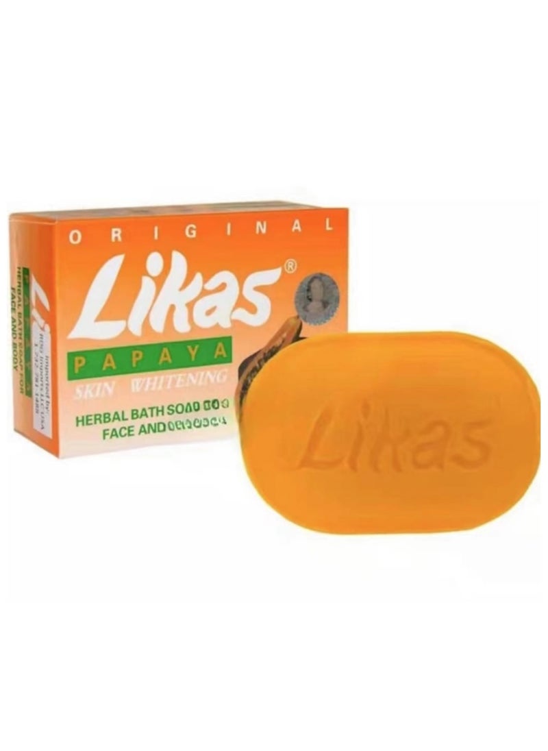 Likas - Likas ​​Papaya Herbal Soap for Skin Whitening - Image 1
