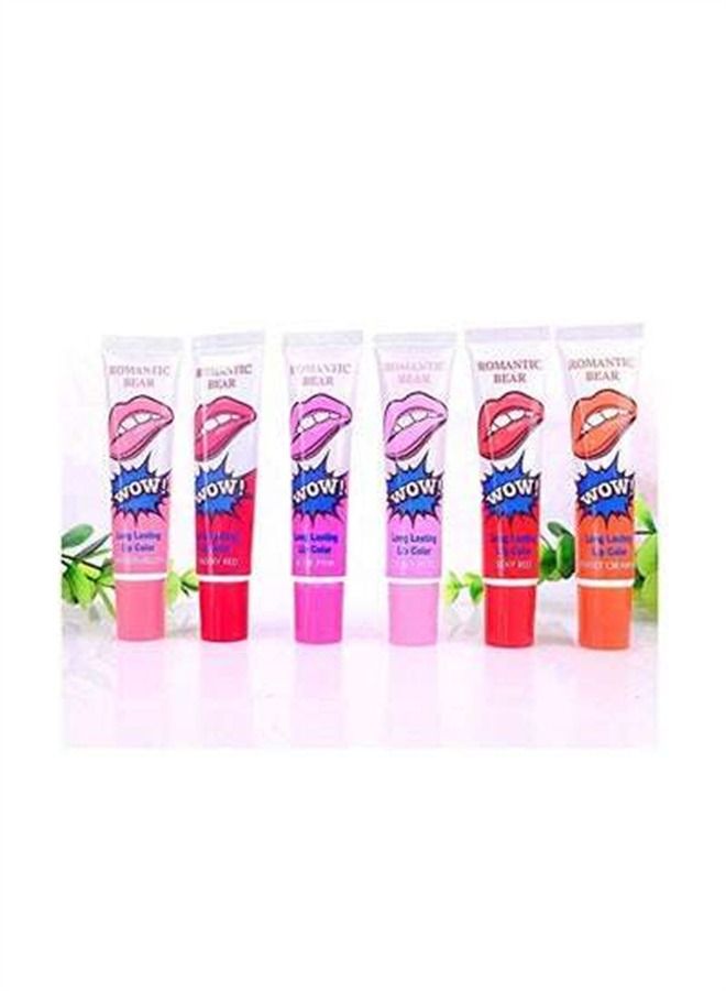 WOW 6-Piece Evermarket Long Lasting Lip Colour Set Watermelon Red/Sexy Red/Cheery Red - Image 2