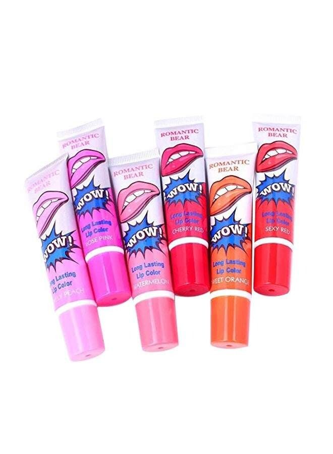 WOW 6-Piece Evermarket Long Lasting Lip Colour Set Watermelon Red/Sexy Red/Cheery Red - Image 1