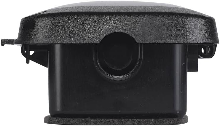 Intermatic WP5100BL Extra Duty Plastic Weatherproof Cover, 2.75-Inch Single Gang, Black - Image 5