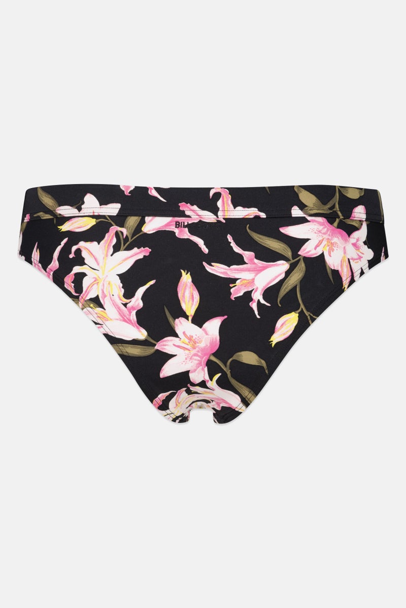 Billabong Women Floral Print Bikini Bottom, Multicolor - Image 2