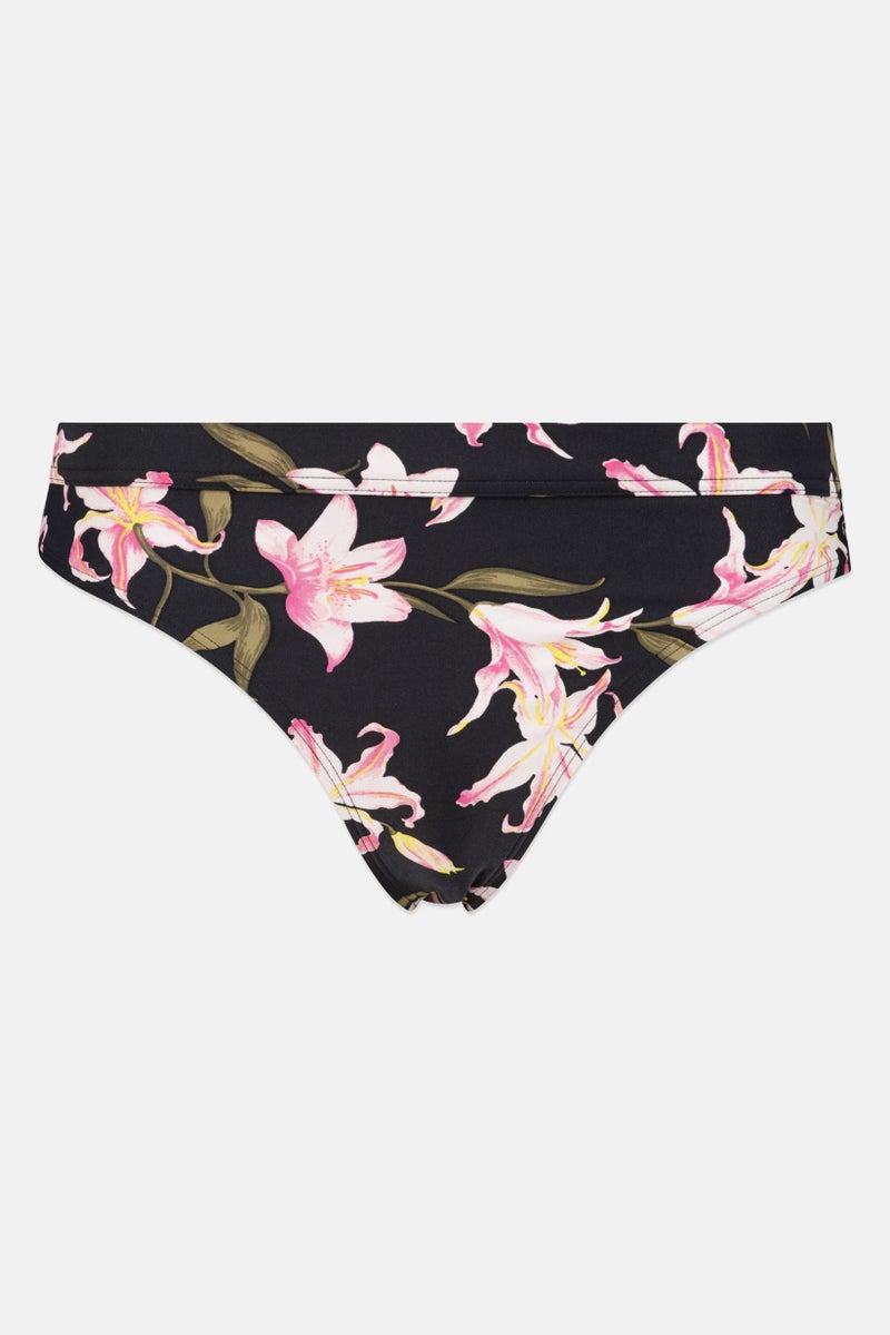 Billabong Women Floral Print Bikini Bottom, Multicolor - Image 1