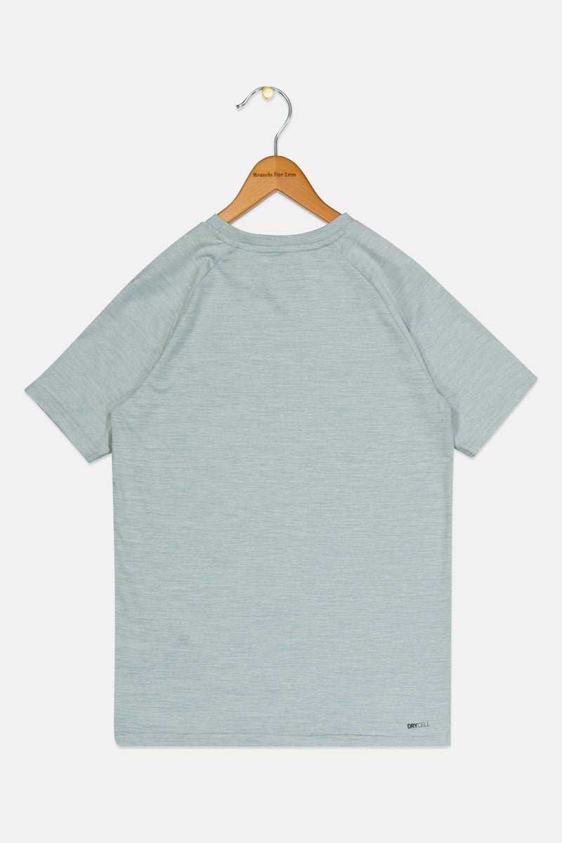 PUMA Kids Boy Sportswear Fit Short Sleeve Training T-Shirt, Sage Green - Image 2