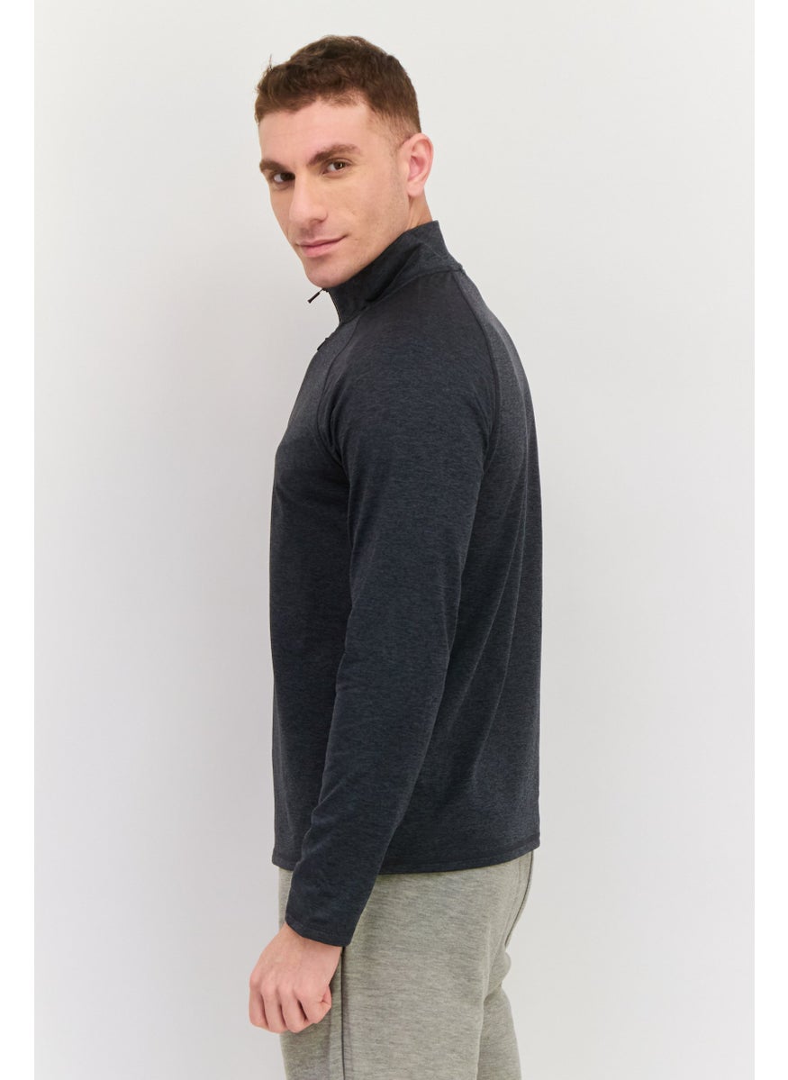 SKECHERS Men Sportswear Fit Long Sleeves Outdoor Ultra Go Sweatshirt, Dark Grey  - Image 2
