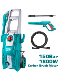 TOTAL High pressure washing machine,150 bar, capacity 1800 watts, with soap tank  - Image 1