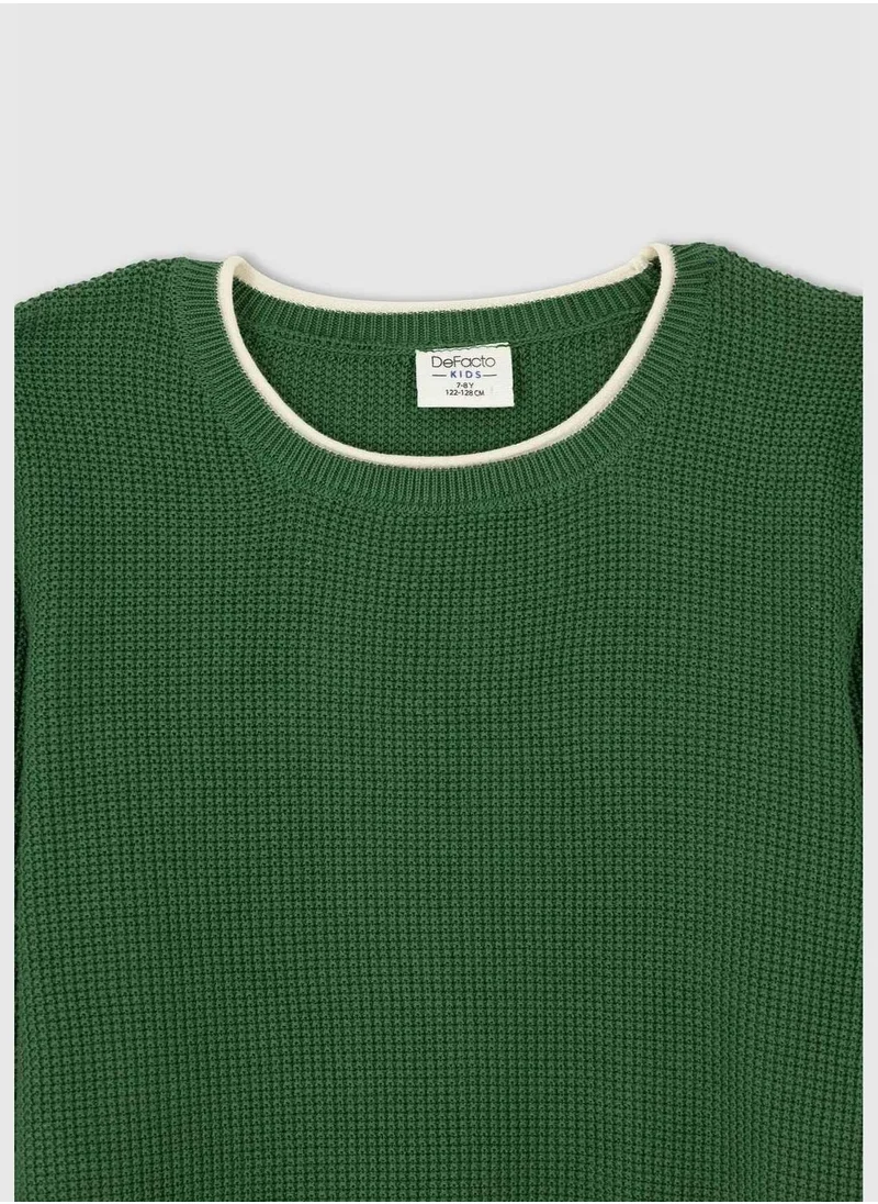 DeFacto Boy Regular Fit Crew Neck Pullover