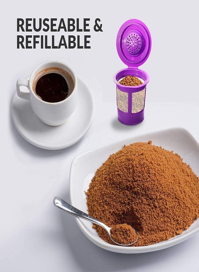 PUREHQ Reusable K Cups for Keurig K-Mini, K Mini Plus, K-Express and K Iced with Adapter by PureHQ - Keurig Mini Plus Refillable Kcups for Mini Keurig (3 Refillable Coffee Pods + Adapter) - Image 5