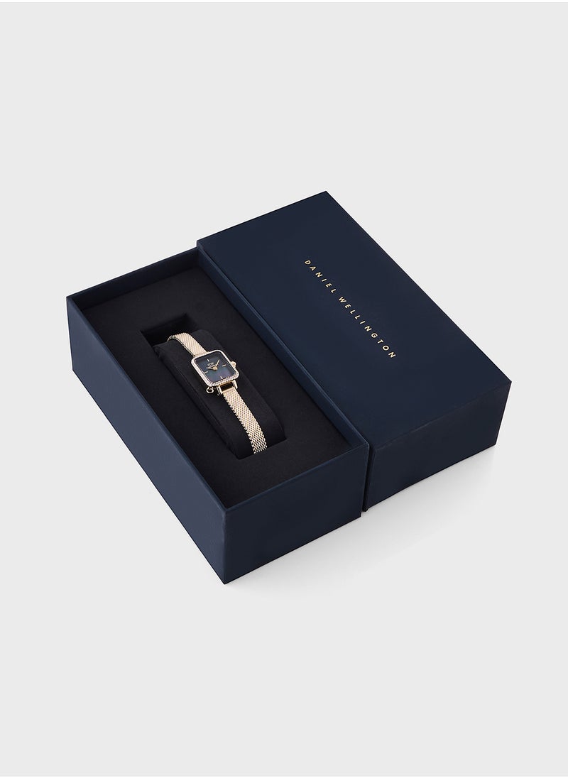 DANIEL WELLINGTON Quadro 18mm Yellow Gold Watch  - Image 5