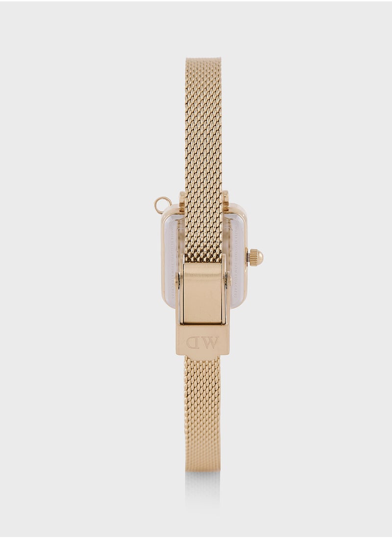 DANIEL WELLINGTON Quadro 18mm Yellow Gold Watch  - Image 4