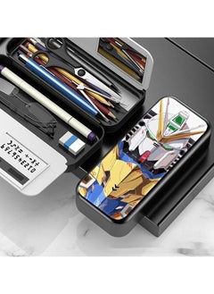 Anime Mobile Suit Gundam Multifunctional Pencil Case for Elementary and Middle School Students
