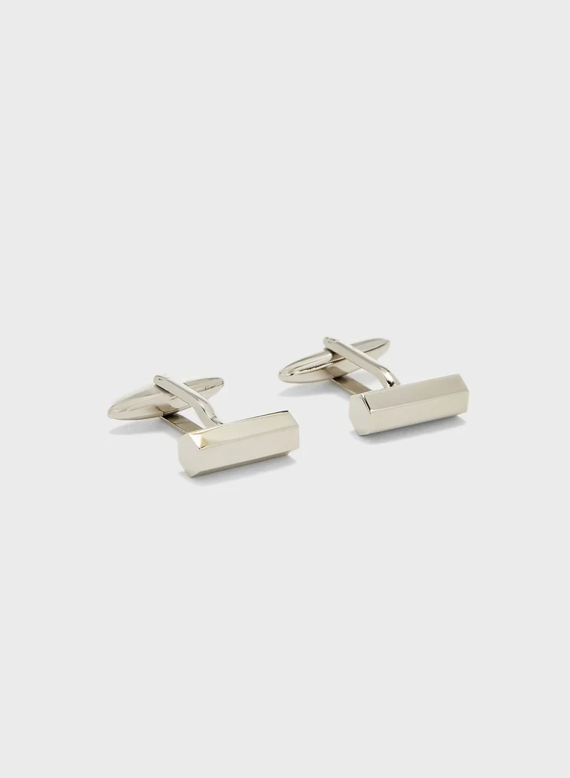 BUCKLEY LONDON Hexagonal Bar Cuff Links