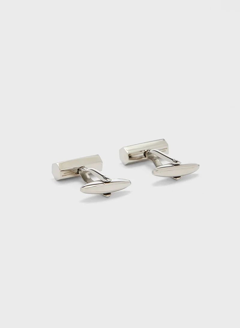 BUCKLEY LONDON Hexagonal Bar Cuff Links