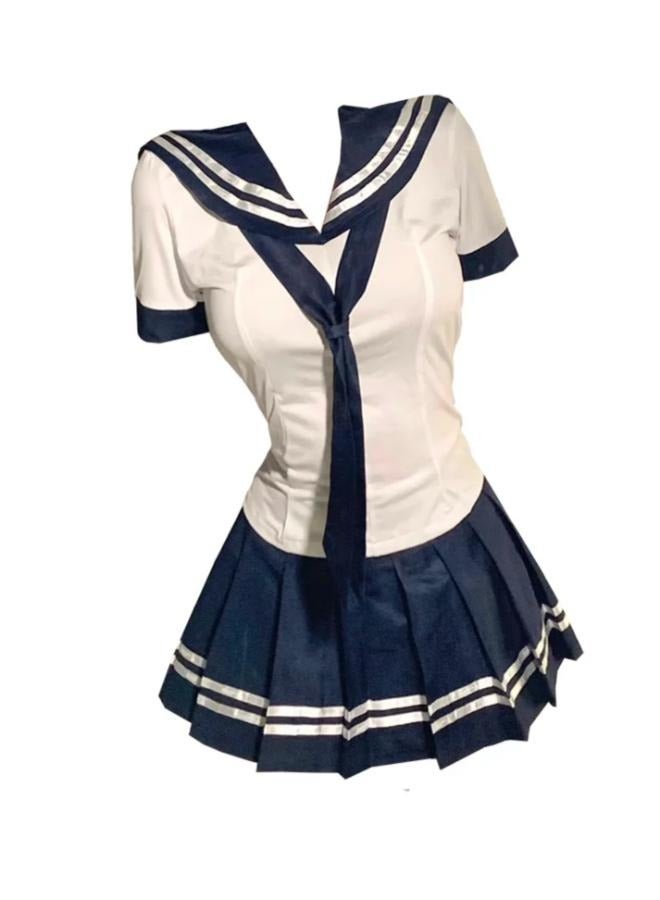 Women's School Girls Uniform Outfits Sailor Suit Japanese Anime Cosplay Costumes NO: 2061 - Image 1