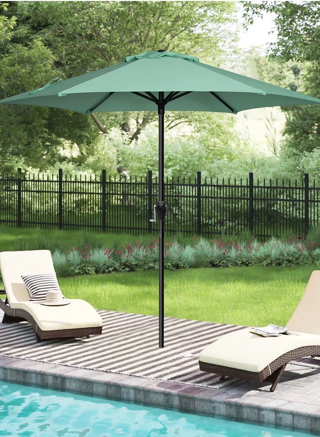 Snooe Outdoor Umbrella Steel Pole UPF50+ Protection Large Sun Shade Balcony Parasol for Outdoor Garden Backyard, Umbrella without base - Image 3