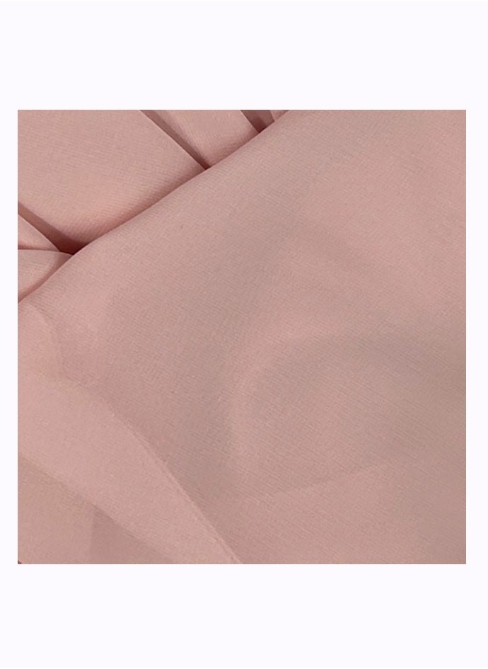 Perfectory PERFECTORY Women Lightweight Solid Chiffon Hijab Shawl Soft Premium Abaya Shawl Wrap Scarves, Long Bridal Hijab Scarf- Pink  - Image 2