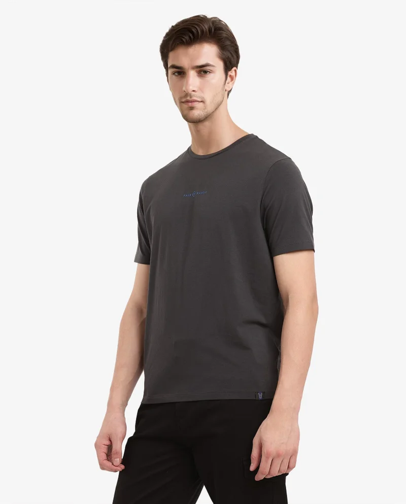Rare Rabbit Men's Graphic Chest Print T-Shirt