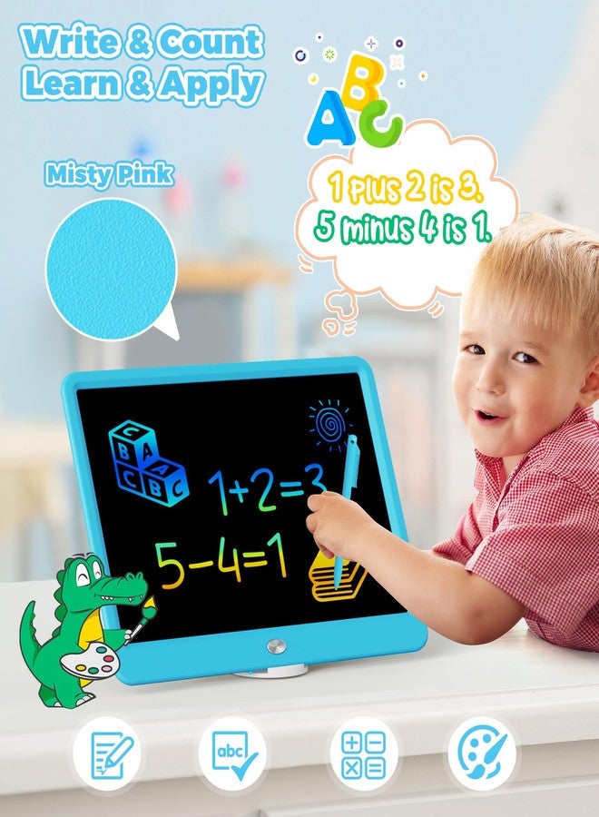 KOKODI 15 Inch LCD Writing Tablet with Anti-Lost Stylus, Erasable Doodle Board Colorful Toddler Drawing Pad, Car Travel School Games Toys for 3 4 5 6 7 8 Kids, Birthday Gift for Girls Boys Blue - Image 3