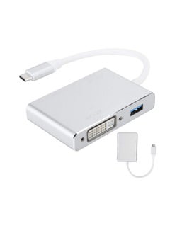 Generic 4 in 1 Type C to HD MI DVI VGA USB 3.0 Adapter Cable Multifunctional Digital Adapter for Projectors, HD TVs and other Malls  - Image 4