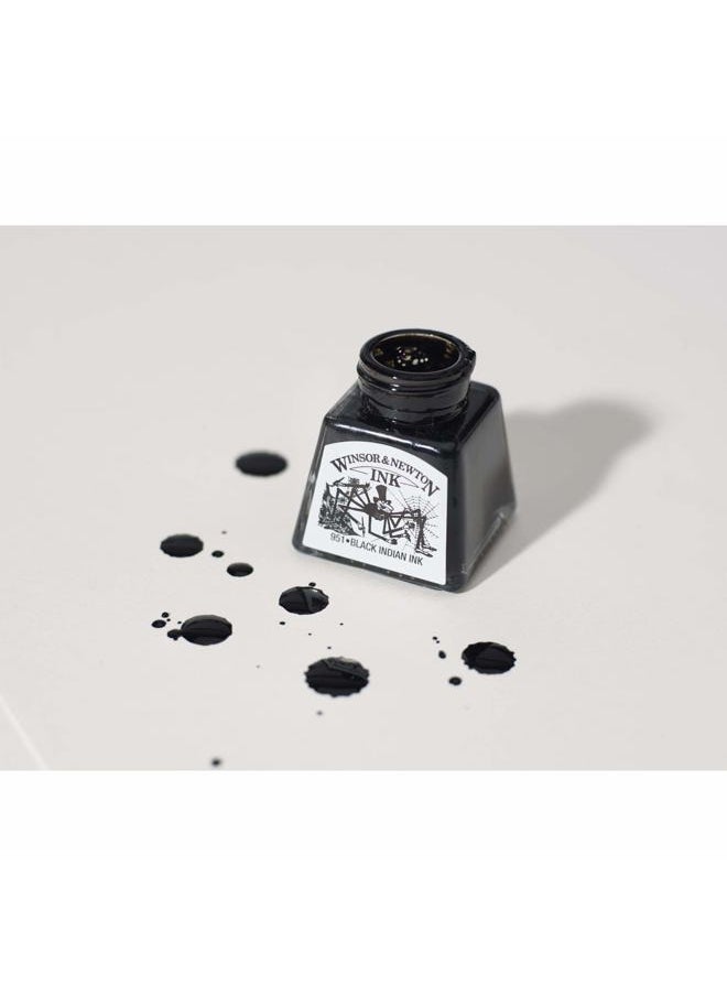 WINSOR & NEWTON Drawing Ink, 14ml Bottle, Blue  - Image 3