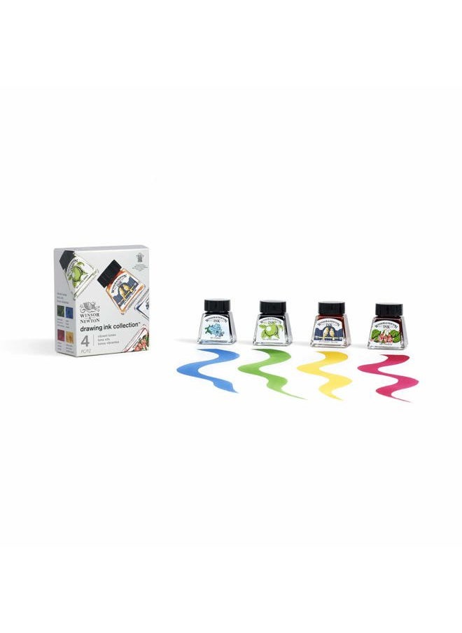 WINSOR & NEWTON Drawing Ink, 14ml Bottle, Blue  - Image 4