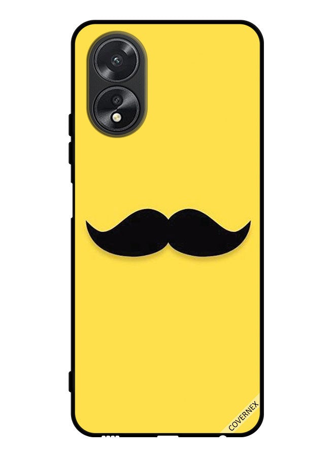 Covernex Protective Case Cover For Oppo A38 Mustache Clip Art - Image 1
