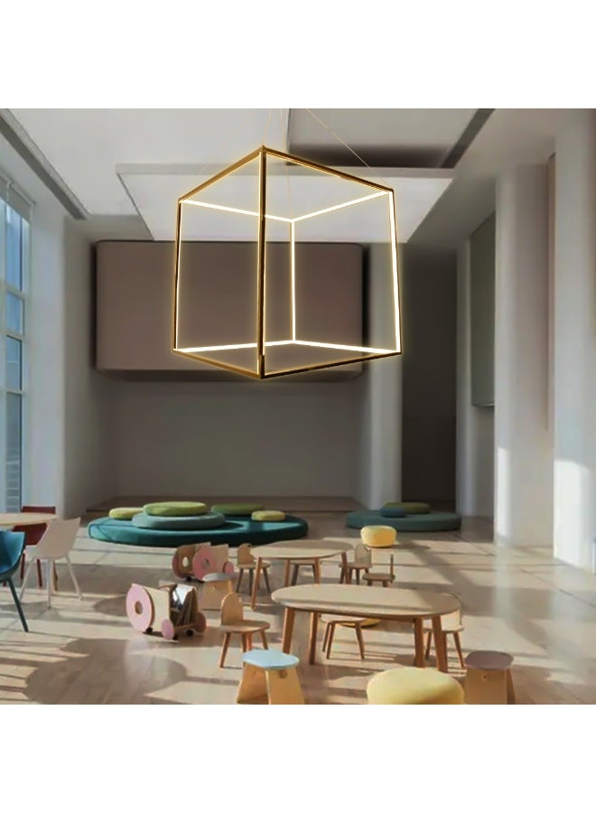 هامر نجف مودرن ذهبي لون الانارة اصفر 135 واط مقاس 800 ملم - Image 1