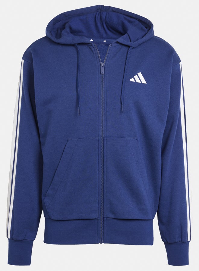 Adidas Essentials 3-Stripes French Terry Full-Zip Hoodie  - Image 2