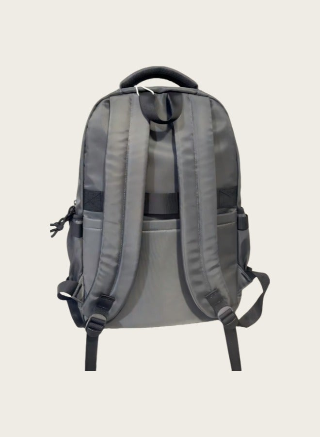 Beautiful Fashionable Dark Grey Tactical Style Laptop Backpack, Minimalist Aesthetic Student Backpack, Adjustable Shoulder Strap Backpack, Lightweight Backpack, Student Backpack.  - Image 2