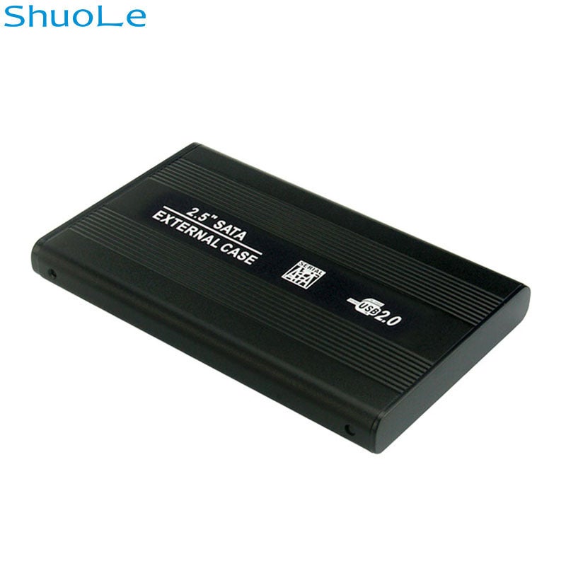 Shuole 2.5 Inch USB 2.0 External Hard Disk Case – Aluminum Alloy, 3TB Capacity - Image 2