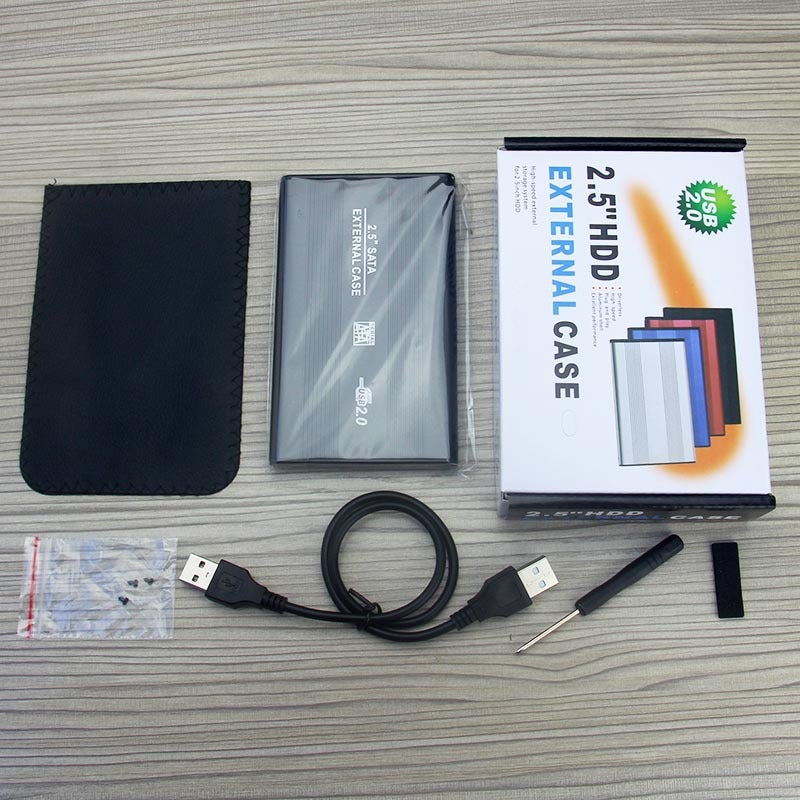 Shuole 2.5 Inch USB 2.0 External Hard Disk Case – Aluminum Alloy, 3TB Capacity - Image 5