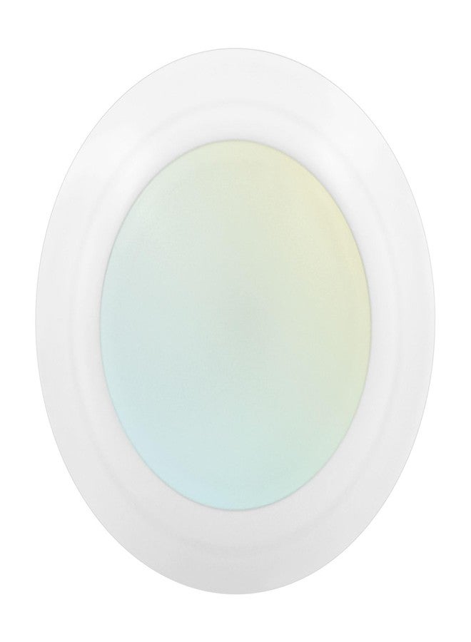 LUXRITE 4 Inch LED Disk Lights, Dimmable Flush Mount Ceiling Light, 5CCT Selectable 2700K 3000K 3500K 4000K 5000K, 11W, 800LM, Surface Mount Light Fixture, Damp Rated, ETL - Image 1