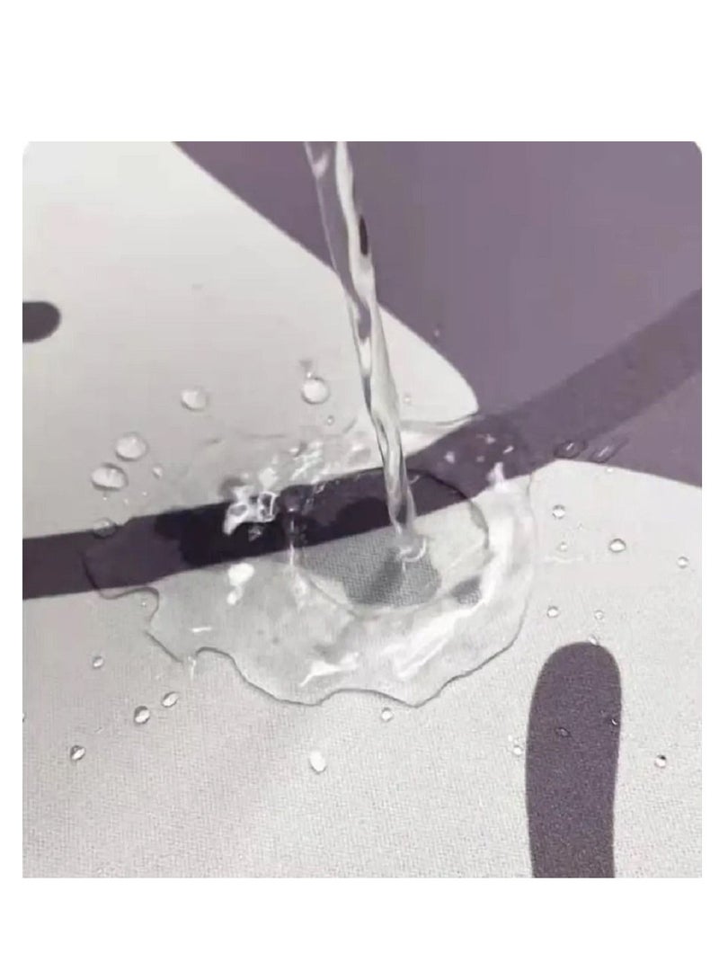 Hi homey Cartoon shape Super absorbent soft non-slip quick drying floor Bath Mat - Image 4