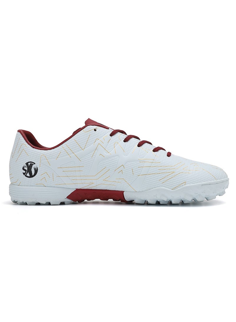 جناح السماء أحذية كرة قدم عشبية للبالغين، خفيفة الوزن مع جزء علوي صناعي متين، رياضية مع نعل خارجي مطاطي للرجال والنساء، أحذية كرة قدم، نعل IC/IN - Image 2