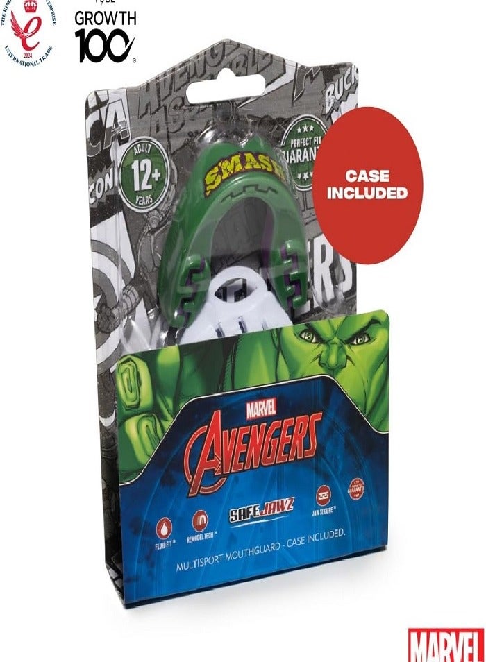 MARVEL The Hulk mouthguard for Adults, Full contact for all sports including rugby, martial arts, boxing, ice hockey and all contact sports - Image 4